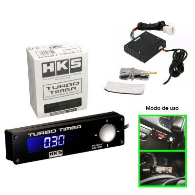 MARCADOR TURBO TIMER HKS AZUL