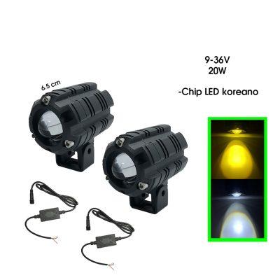 NEBLINERA MOTO DUAL COLOR LUPA EXPANSIVA 1.3A 9-36V 20W U94-2T-01B