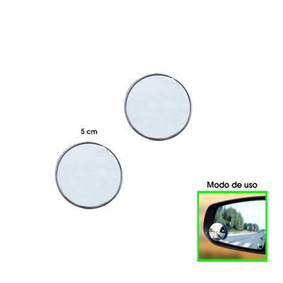 RETROVISOR P/CARRO SPOT 2PLG 2 PCS  ALUMINIO CJ-M-185