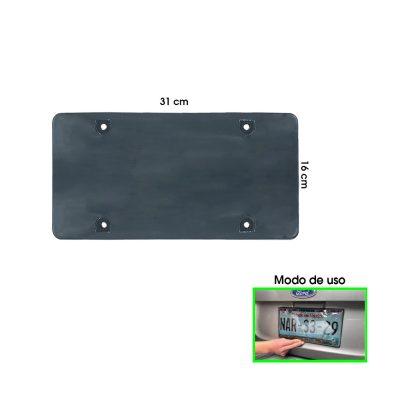 COBERTOR P/PLACA  AGUJEROS REDONDOS BLACK YK-917