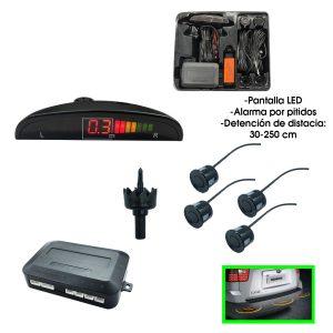 SENSOR REVERSA PARA PARQUEO 4 SENSORES  6 PCS KZ-068V
