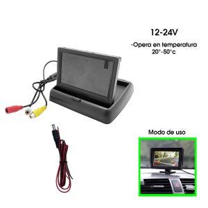 PANTALLA P/CARRO 9.5X5.5CM BASE 11X13.5CM KZ-037
