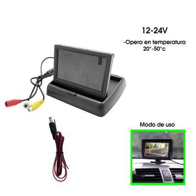 PANTALLA P/CARRO 9.5X5.5CM BASE 11X13.5CM KZ-037