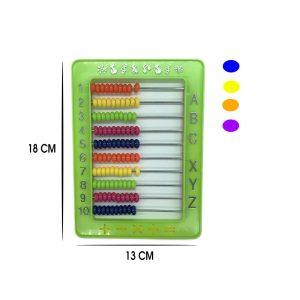 ABACO PLASTICO 13X18CM COLORES 8025