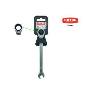 LLAVE COLA Y CORONA C/RATCHET 10MM EXTOL