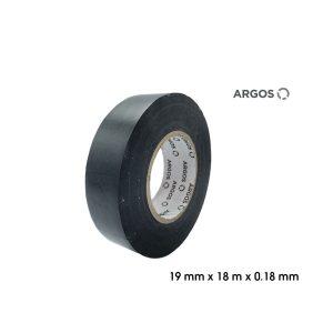CINTA DE AISLAR NEGRA  19MMX18MX0.18MM ARGOS