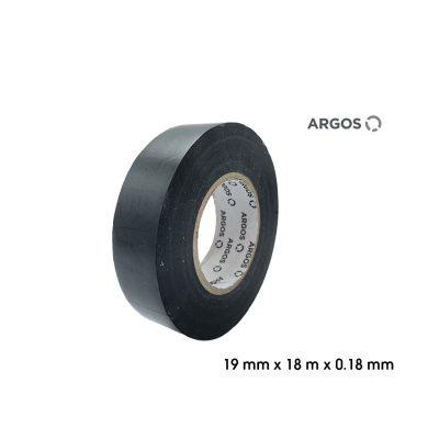 CINTA DE AISLAR NEGRA  19MMX18MX0.18MM ARGOS