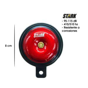 BOCINA P/MOTO 12V 80MM 105DB 510HZ STARK A020098