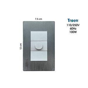 INTERRUPTOR DIMMER GRIS125V 60HZ 10A TROEN