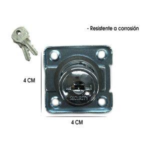 CERRADURA P/MUEBLE CROMADA  A136-HF600C
