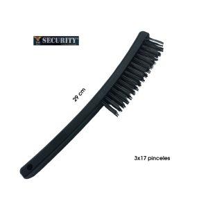 CEPILLO DE ALAMBRE C/CABO RECTO PLASTICO 3X17 FILAS A145-9BS0161B