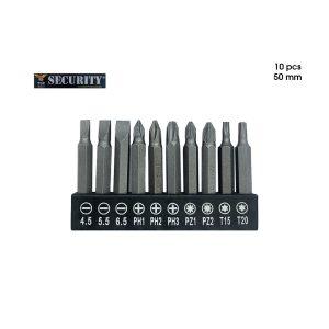 PUNTAS P/DESARMADOR 10 PCS 2PLG A145-BTA110