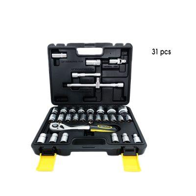 RATCHET C/ SOCKETS 1/2 32 PCS  CAJA PLASTICA  A145-SWS-32PCS