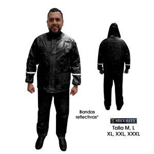 TRAJE P/ MOTORISTA 2 PCS NEGRO REF M,L,XL,XXL Y XXXL