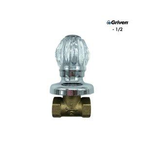 VALVULA PARA DUCHA GRANDE ACRILICA 1/2 GRIVEN
