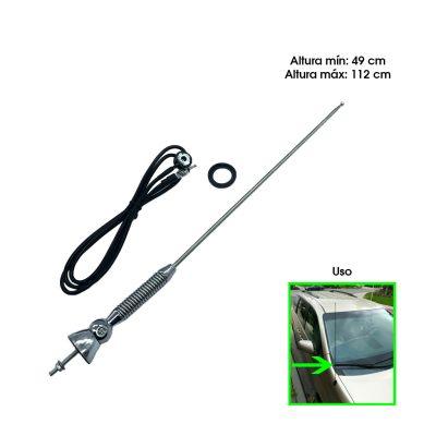 ANTENA P/CARRO BASE RESORTE AC-1519