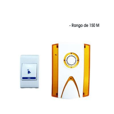 TIMBRE INALAMBRICO P/PUERTA COLORES 150MTS AC-1227