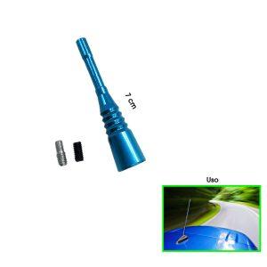 ANTENA DE REPUESTO P/CARRO ALUMINIO AZUL