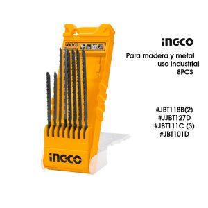SIERRAS CALADORAS P/MADERA 5 PCS INDUSTRIAL INGCO