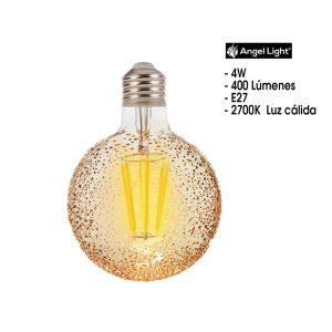 BOMBILLO LED VINTAGE 4W  400 LUM 2700K LUZ CALIDA AL-VB2-4W