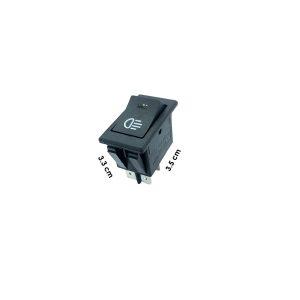 SWITCH P/LUCES ROJO ASW17D-R