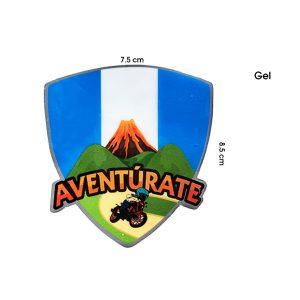 CALCOMANIA DE GEL AVENTURATE MOTO