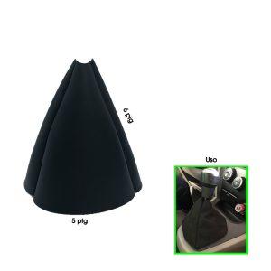 BOTA P/ PALANCA DE CAMBIOS MINI CUERO NEGRA