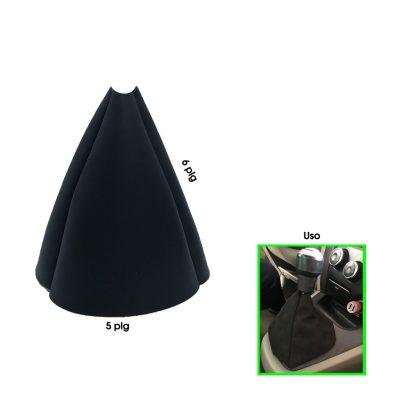 BOTA P/ PALANCA DE CAMBIOS MINI CUERO NEGRA