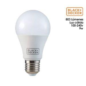 BOMBILLO LED 9W 803L LUZ CALIDA BLACK AND DECKER