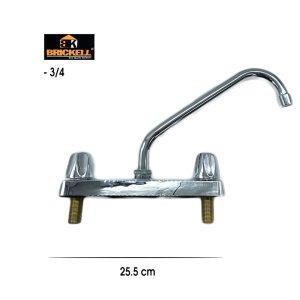 MEZCLADORA  ABS LAVAPLATOS CROMADO BRICKELL BK-1233