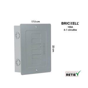 CAJA P/FLIPONES 6 CIRCUITOS 24.5X19.5CM BK-1411