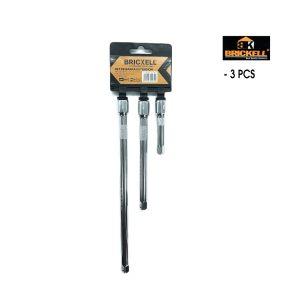 BARRAS DE EXTENSION 3 PCS 3-6-10 PLG 3/8 BK-2071