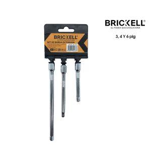 EXTENSIONES BRICKELL 1/4 3-6 10 6PLG 3 PCS BK-2072