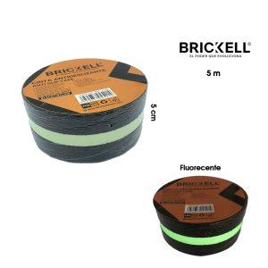 CINTA ANTIDESLIZANTE FLUORESCENTE 5MTS BK-2105