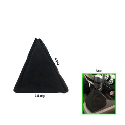BOTA PARA PALANCA DE CAMBIOS TELA  ALCANTARA NEGRO