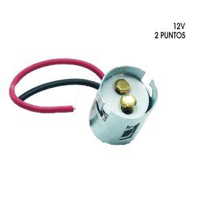 SOCKET P/BOMBILLO 1034 DOS PTOS METAL CERAMICO