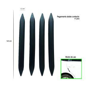 PROTECTOR P/PUERTA NEGRO 4 PCS C0301056-1