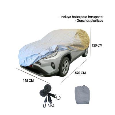 COBERTOR P/CARRO PE XXL 580X175X120CM C/BOLSA C3EX099-10