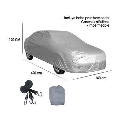 COBERTOR P/CARRO PE M 430X160X120CM C/BOLSA C3EX099-7