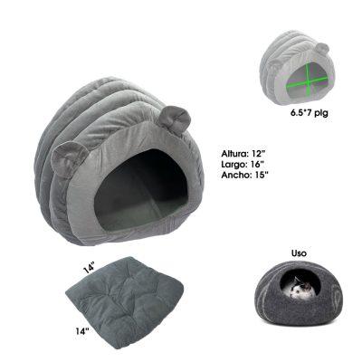 CAMA P/MASCOTA CPBED MOUSE GRIS