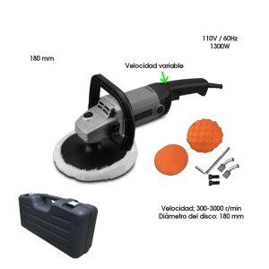 PULIDORA P/CARRO DOBLE 1300W 7 PLG 110V DM-507B