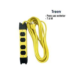 EXTENSION ELECTRICA 25 PIES C/REGLETA TROEN
