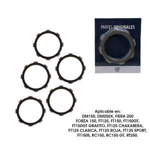 PASTAS P/CLUTCH KIT 5 PCS ITALIKA