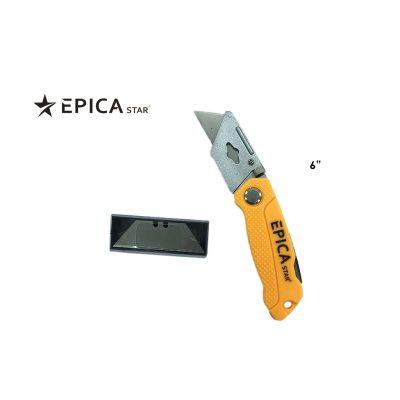 CUCHILLA MULTIUSOS  PLEGABLE CON 5 REPUESTOS