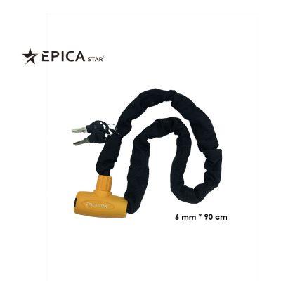 CANDADO P/MOTO CADENA  6MMX90CM FORRADO EPICASTAR