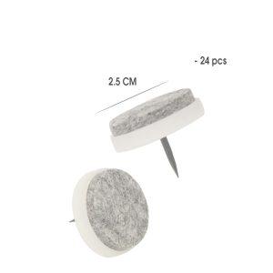 DESLIZADORES PROTECTORES DE FELPA PARA MUEBLES TIPO TACHUELA