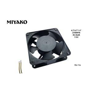 VENTILADOR 4.7 X 1.5 MIYAKO 5 ASPAS METALICO 110V
