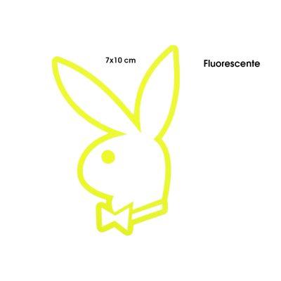 CALCOMANIA FLUORECENTE PLAY BOY 10X7CM