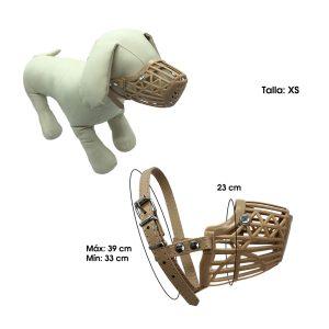 BOZAL P/PERRO PLASTICO N0 3  XS 33-39CM FPL037-3
