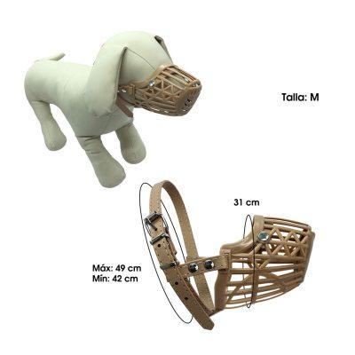 BOZAL P/PERRO PLASTICO N0 5 M 42-49CM  FPL037-5